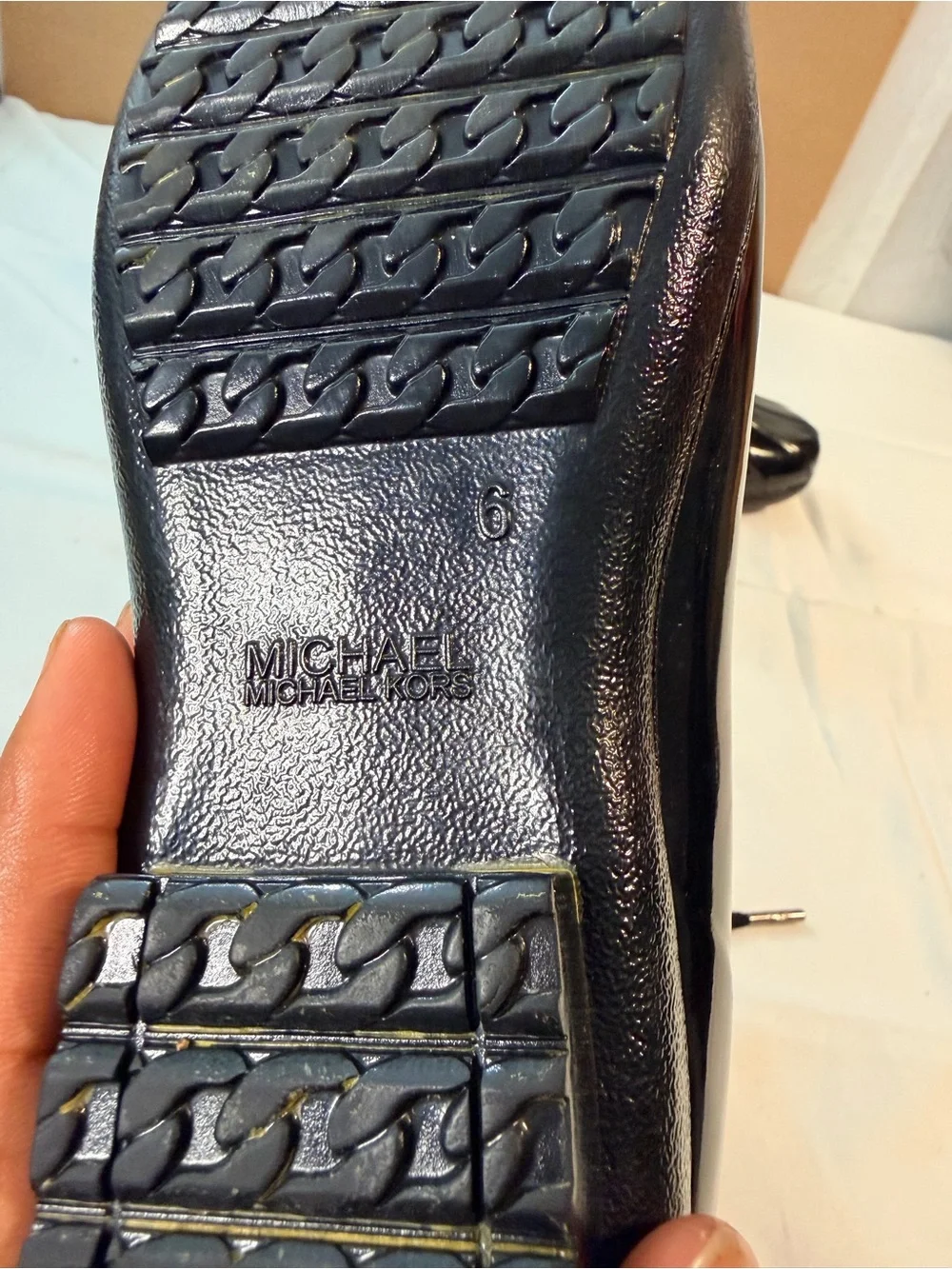 Michael Kors Black Quilted Logo Duck Boots